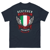 Thumbnail for T-shirt Allemagne-Italie marine - Deutscher von Geburt, Italiener von Gottes Gnaden