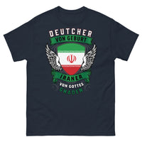 Thumbnail for T-shirt Allemand-Iranien marine - Deutsch-Iraner von Geburt