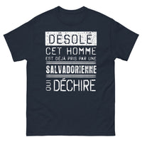 Thumbnail for T-shirt Salvadorienne marine - Déjà pris par une Salvadorienne