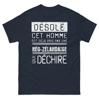 Thumbnail for T-shirt Nouvelle-Zélande marine - Désolé cet homme est pris par une Néo-Zélandaise