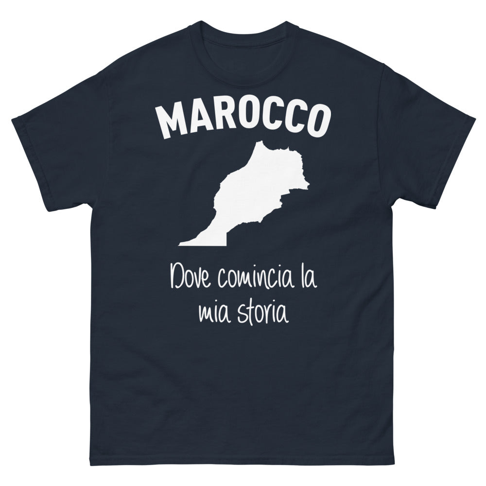 T-shirt Marocco blu marino - Dove Comincia la Mia Storia