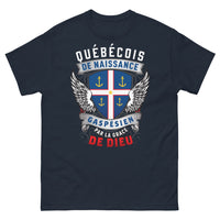 Thumbnail for T-shirt Gaspésien marine - Par la Grâce de Dieu