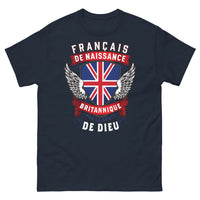 Thumbnail for T-shirt franco-britannique marine - Français de naissance britannique