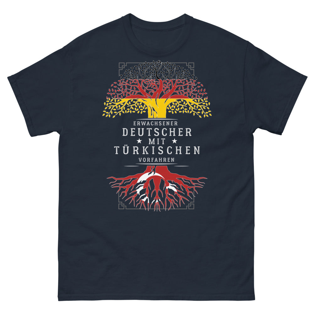 T-shirt Allemands d'origine turque marine - Fierté germano-turque