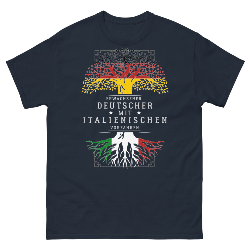 T-shirt origines italiennes marine - Racines italiennes