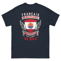 Thumbnail for T-shirt Polynésien marine - Français de naissance