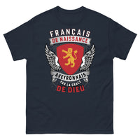 Thumbnail for T-shirt Aveyronnais marine - Français de naissance, Aveyronnais par la grâce de Dieu