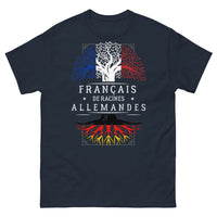 Thumbnail for T-shirt Français de racines allemandes marine - humour et fierté