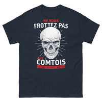 Thumbnail for T-shirt Comtois bleu marine - armoiries et humour franc-comtois