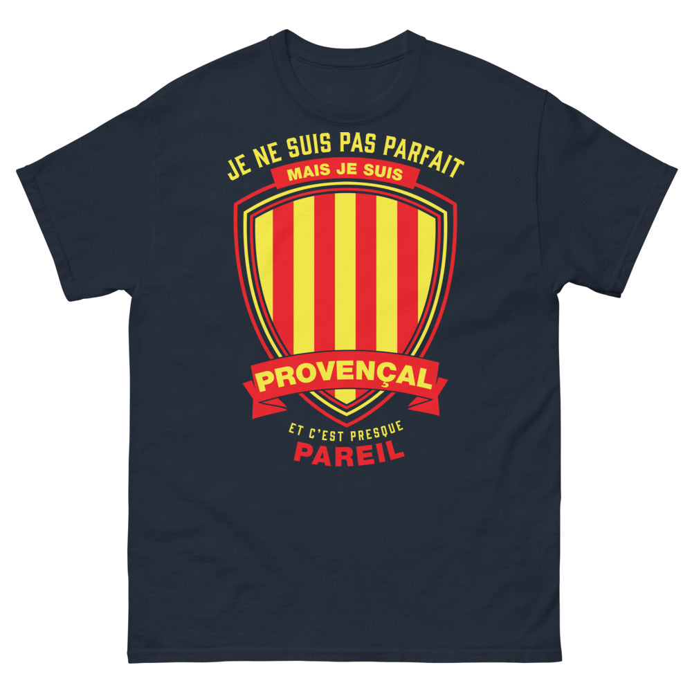 T-shirt Provençal marine - Je ne suis pas parfait mais presque