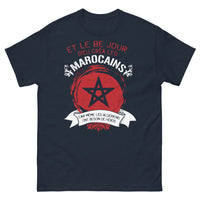 Thumbnail for T-shirt Marocains marine - Dieu créa les Marocains