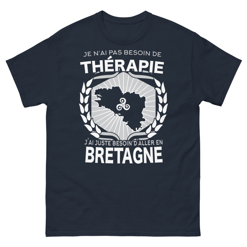 T-shirt Bretagne marine - J'ai juste besoin d'aller en Bretagne