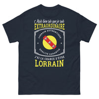 Thumbnail for T-shirt Lorrain marine - mais bien sûr que je suis extraordinaire