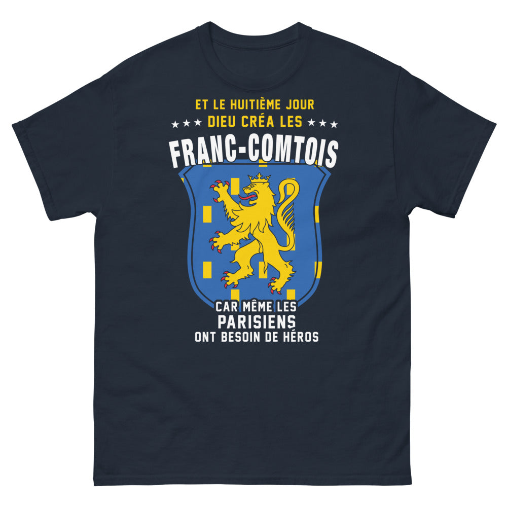 T-shirt Franc-Comtois marine - Héros des Parisiens