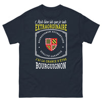 Thumbnail for T-shirt Bourguignon marine - 'Mais bien sûr que je suis extraordinaire bourguignon'