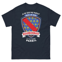 Thumbnail for T-shirt Bourbonnais marine - Je ne suis pas parfait mais je suis Bourbonnais