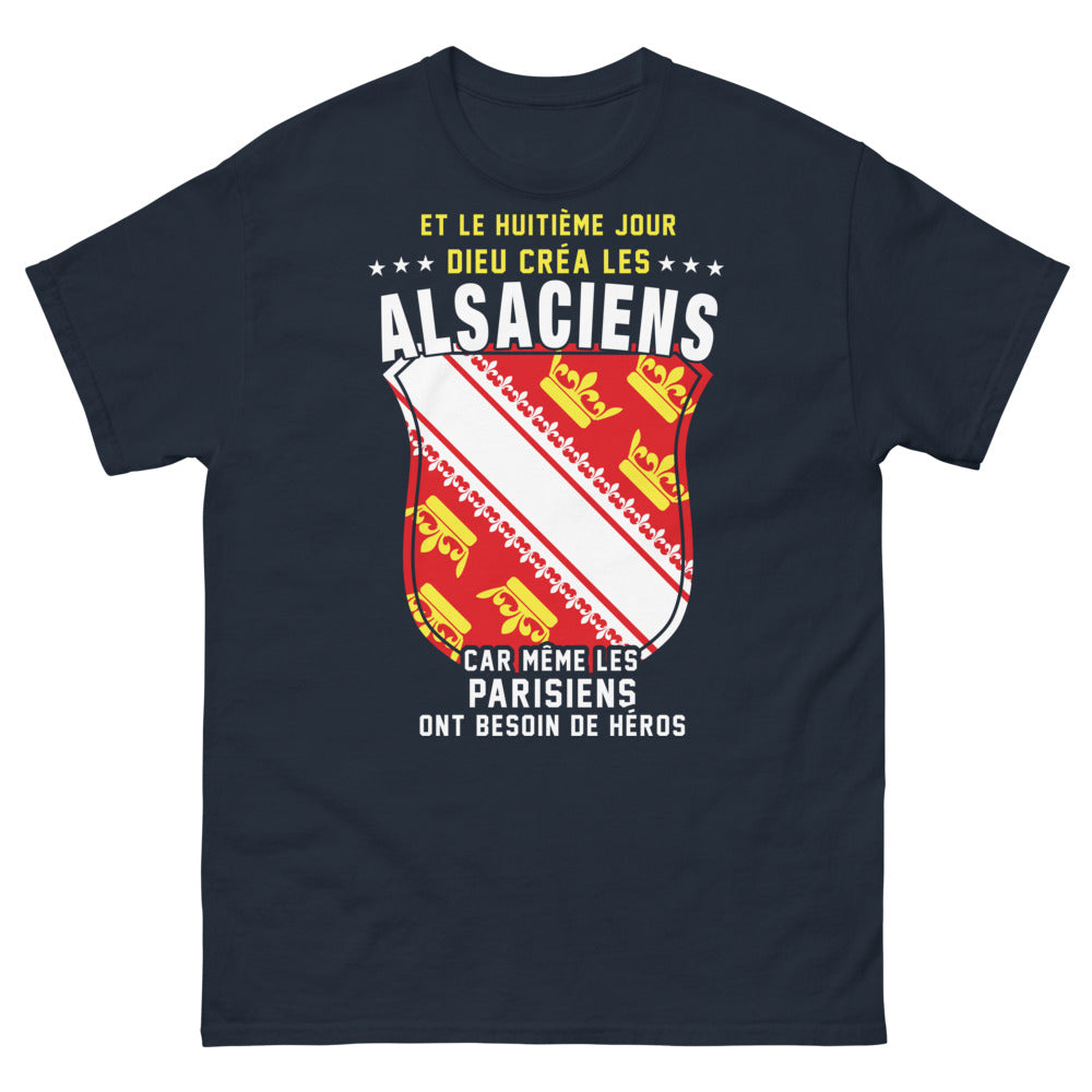 T-shirt Alsace marine - Héros des Parisiens
