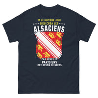 Thumbnail for T-shirt Alsace marine - Héros des Parisiens