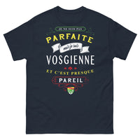 Thumbnail for T-shirt Vosgienne marine - Je ne suis pas parfaite mais presque