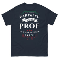 Thumbnail for T-shirt Prof marine - Je suis prof, presque parfait