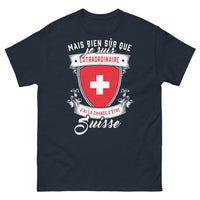 Thumbnail for T-shirt Origines locales marine - design unique, humour nostalgique
