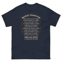 Thumbnail for T-shirt Normandie marine - Prière Normande, amour du calvados