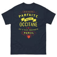 Thumbnail for T-shirt Occitane marine - Je ne suis pas parfaite mais je suis Occitane