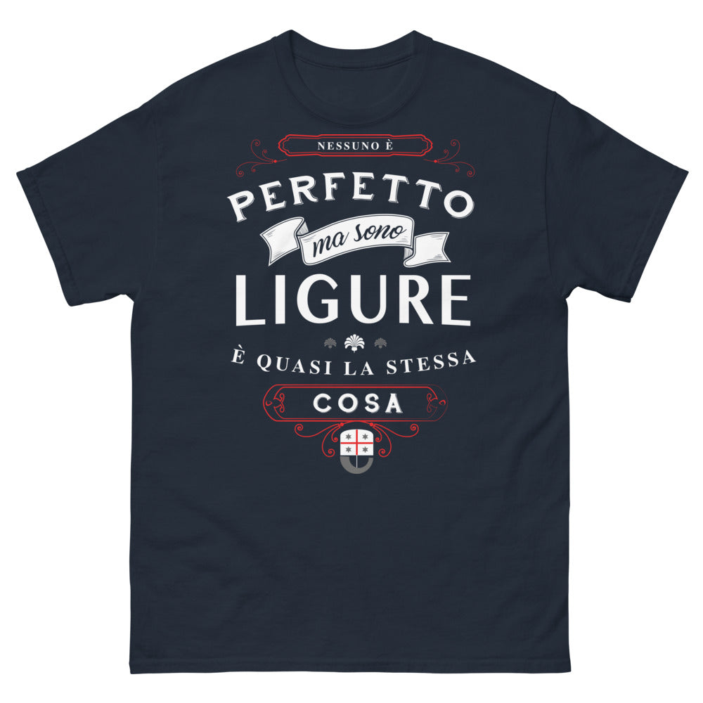 T-shirt Ligurie marine - Nessuno è Perfetto ma Sono Ligure
