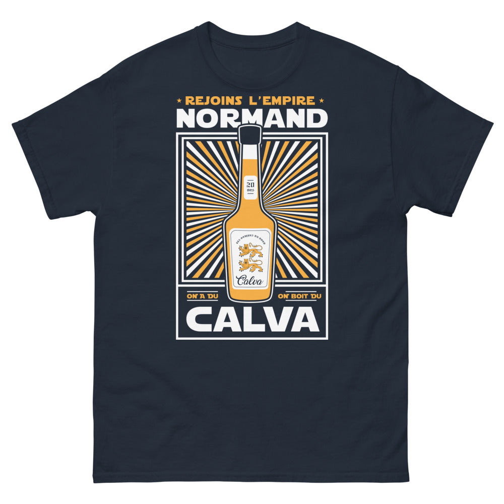 T-shirt Normandie marine - Rejoins l'Empire Normand, on a du Calva