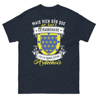 Thumbnail for T-shirt Ardèche marine - Fier d'être Ardéchois