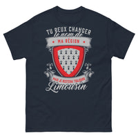 Thumbnail for T-shirt Limousin marine - Toujours Limousin, fierté régionale