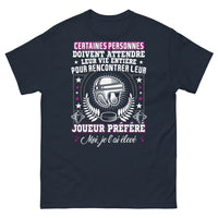 Thumbnail for T-shirt Parents de champions marine - Joueur préféré
