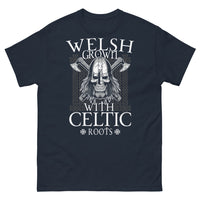 Thumbnail for T-shirt Pays de Galles marine - Welsh Grown with Celtic Roots