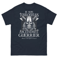 Thumbnail for T-shirt Toulonnais marine - Ascendant Guerrier: Qui est le Boss ?