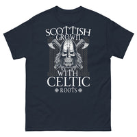 Thumbnail for T-shirt Écosse marine - Scottish Grown, racines celtiques