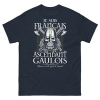Thumbnail for T-shirt Français Ascendant Gaulois marine - Qui est le Boss ?