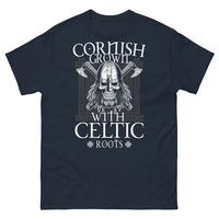 Thumbnail for T-shirt Cornouailles marine - Cornish Grown with Celtic Roots