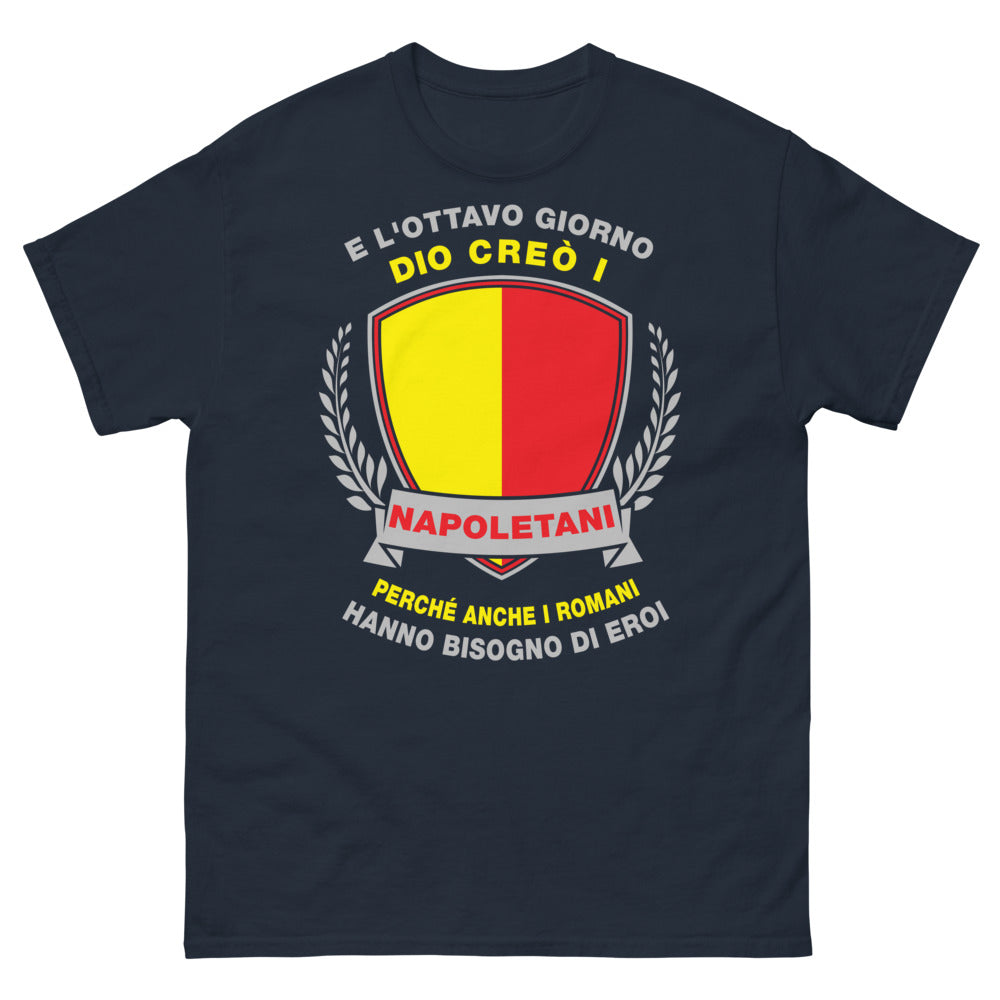 T-Shirt Napoletani Blu Navy - Eroi anche per i Romani