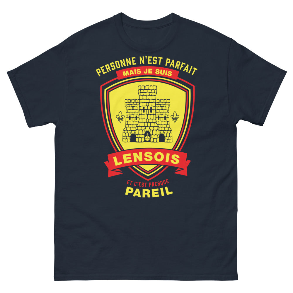 T-shirt Lensois marine - Personne n'est parfait mais je suis Lensois