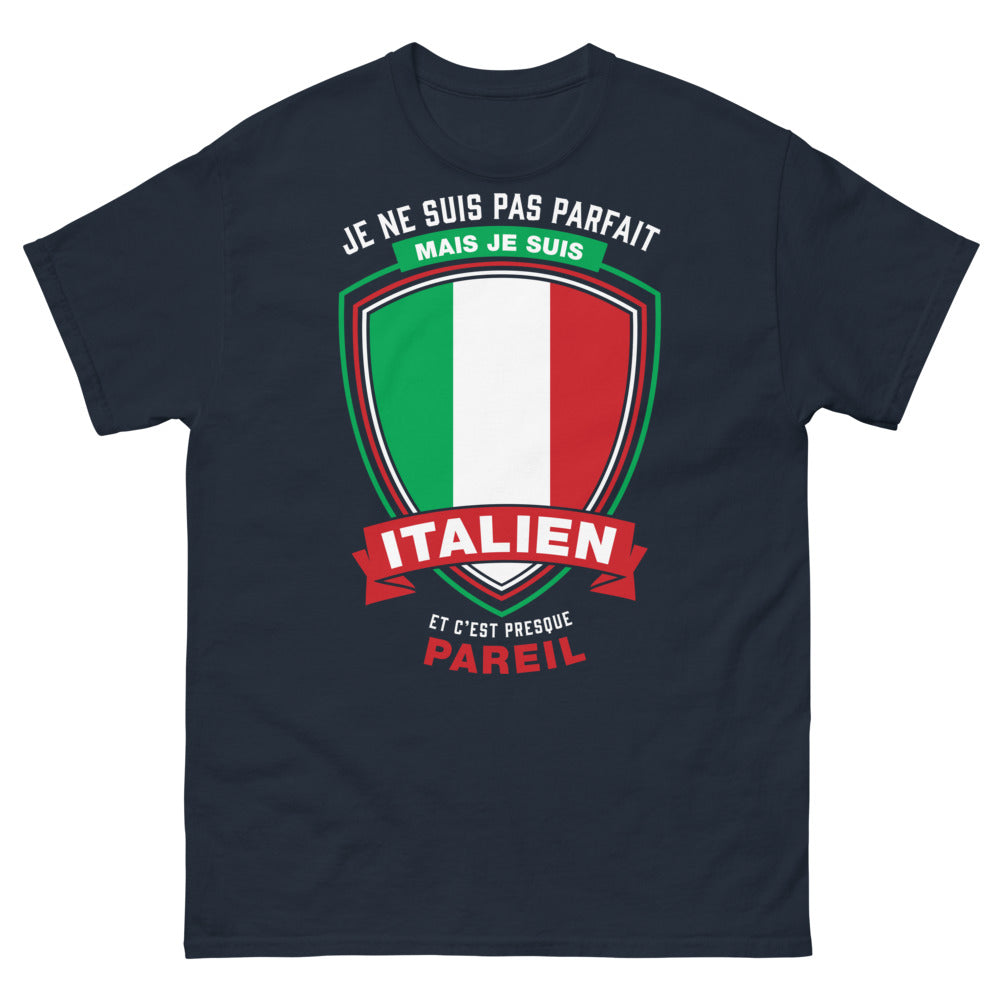 T-shirt Italien marine - Pas parfait mais presque