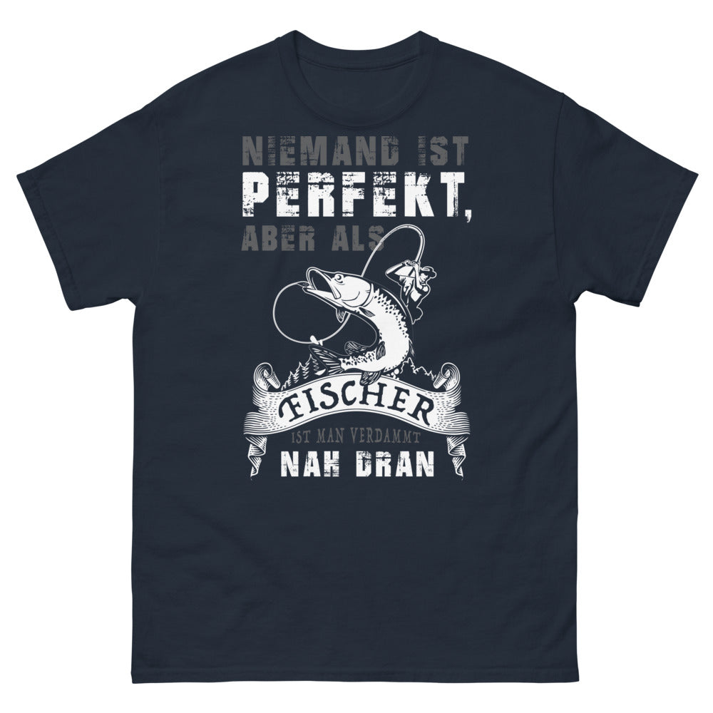 T-shirt Pêcheur marine - Niemand ist perfekt