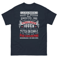 Thumbnail for T-shirt Rugby toulousain marine - Je peux paraître calme