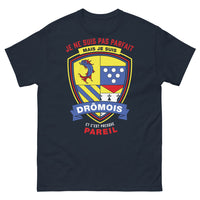 Thumbnail for T-shirt Drômois marine - Je ne suis pas parfait mais je suis Drômois