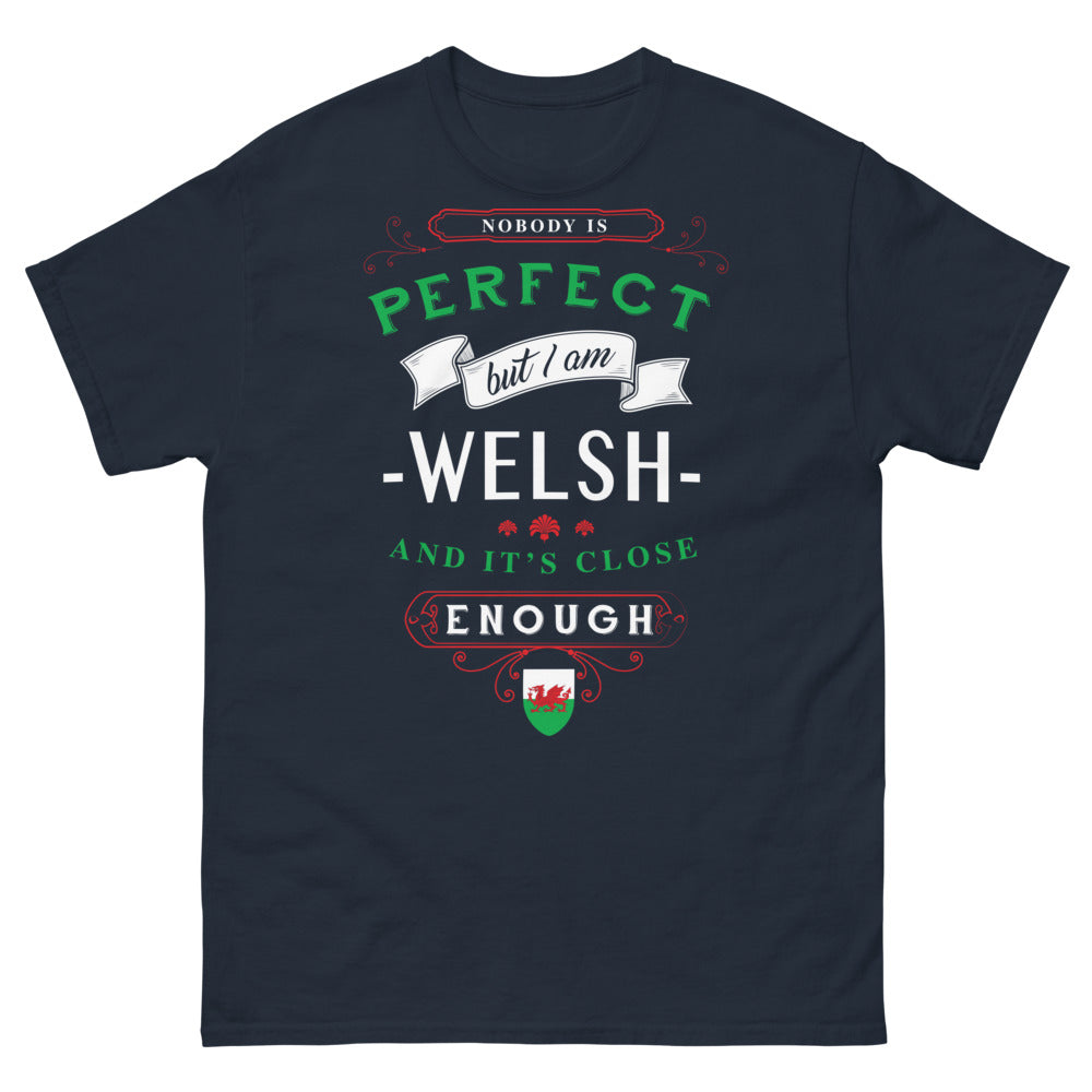 T-shirt Pays de Galles marine - Close Enough fierté galloise