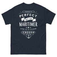 Thumbnail for T-shirt Maritimer marine - 'Near Perfect' slogan, fierté maritime