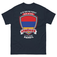 Thumbnail for T-shirt Arménien marine - Je ne suis pas parfait mais je suis Arménien