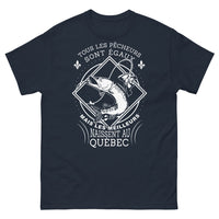 Thumbnail for T-shirt Québec marine - Meilleurs pêcheurs du Québec