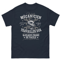 Thumbnail for T-shirt Mécano travailleur marine - Si j'avais voulu facile, j'aurais appelé ta sœur