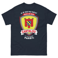 Thumbnail for T-shirt Cantal marine - Je ne suis pas parfait mais je suis Cantalou