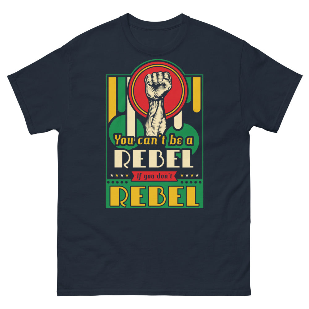 T-shirt Rebel Spirit marine - You Can't Be a Rebel